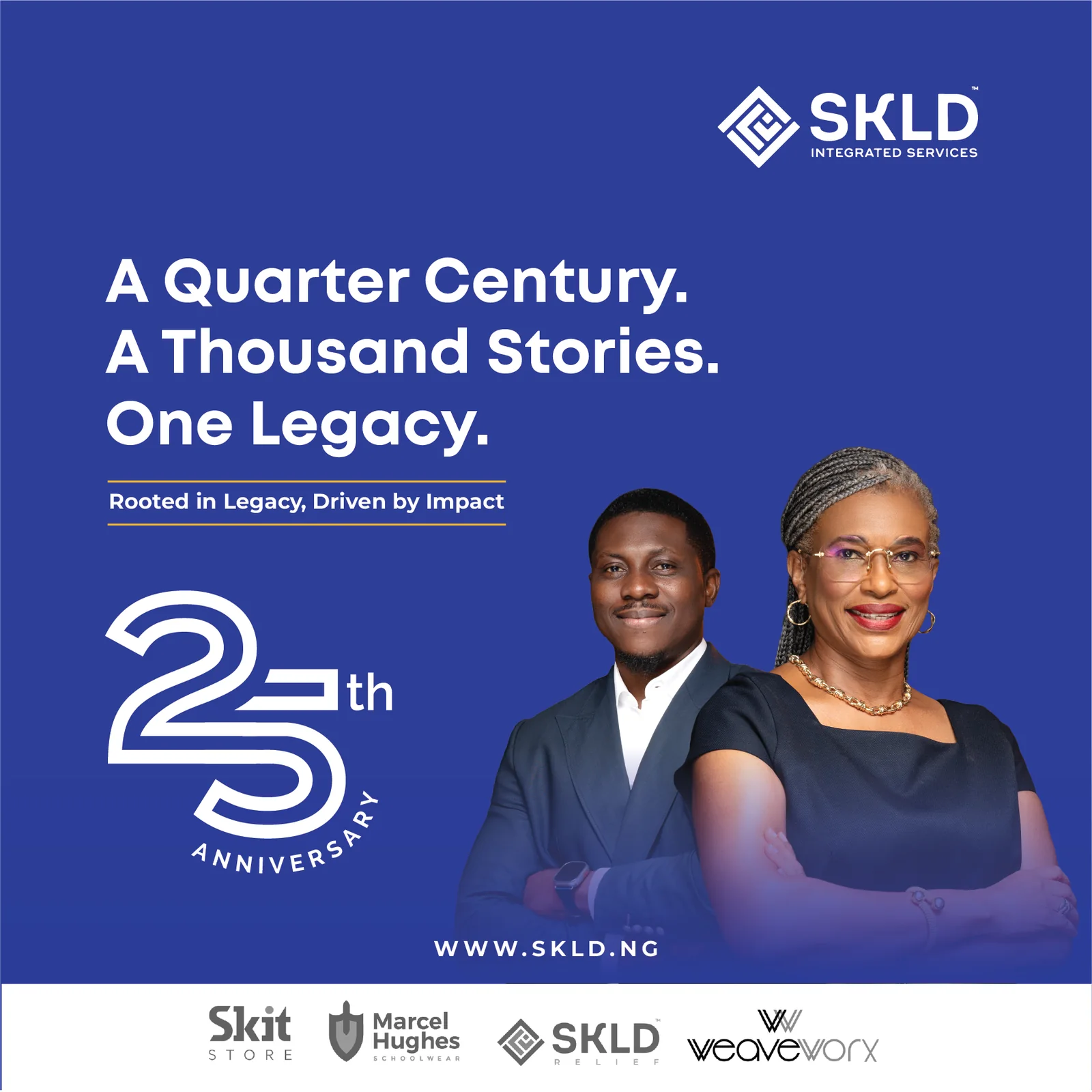 The 25th anniversary mark for the retail brand