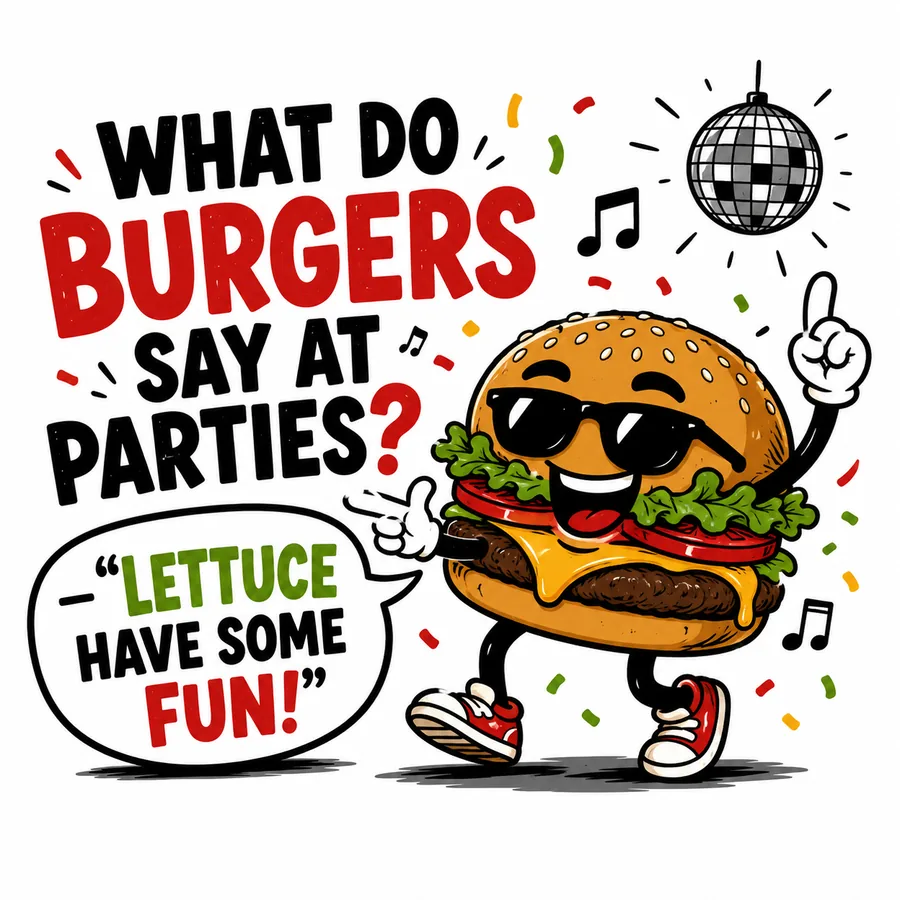 Kabs mascot post, burgers at parties
