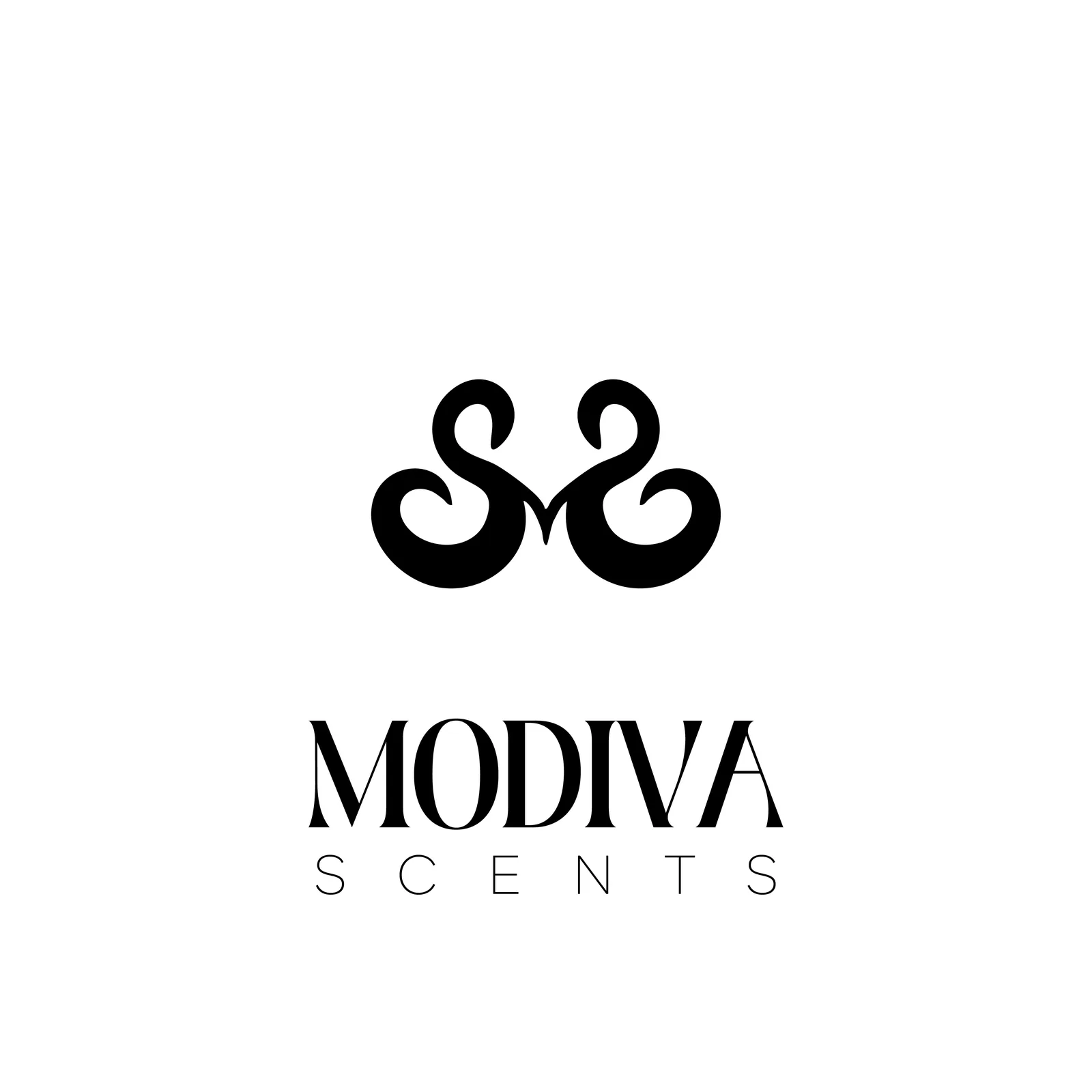 Pencil logo sketches, M and S monogram studies