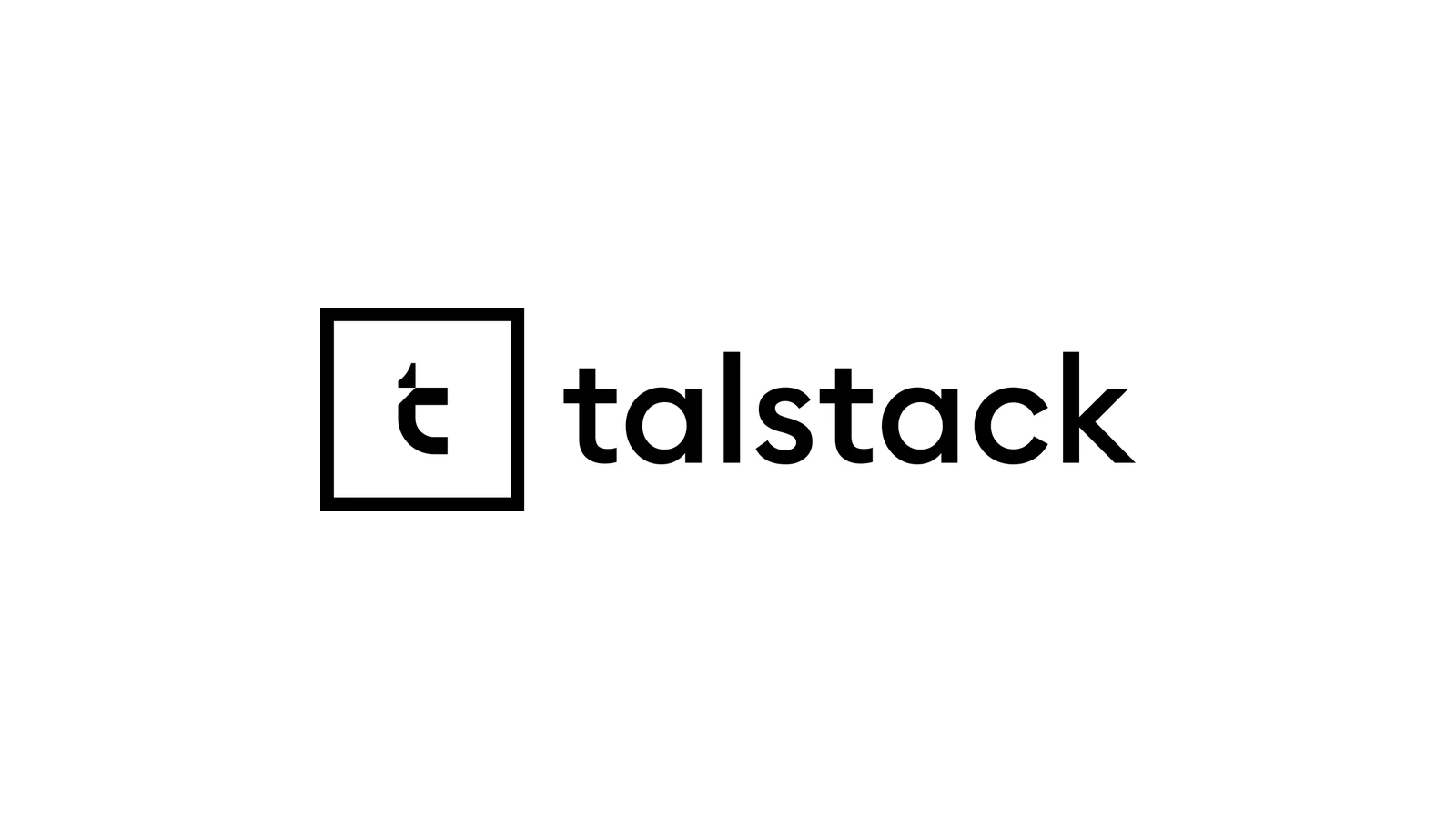 The Talstack logo, the square T mark beside the talstack wordmark
